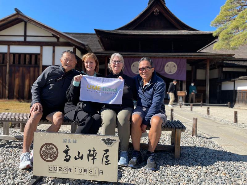 Our cumtomers traveled at Takayama at late October