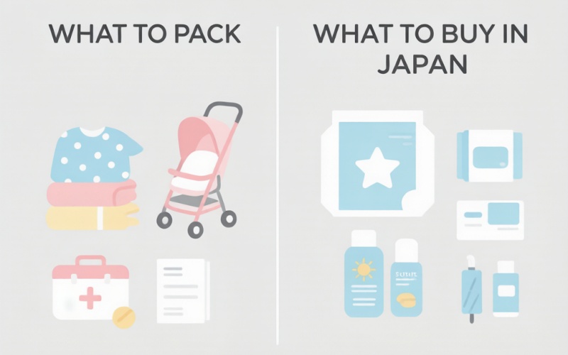 Japanese Family Tour Packing List