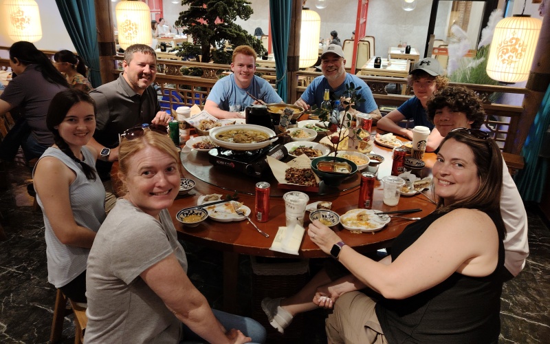 Eating in Beijing with Teens
