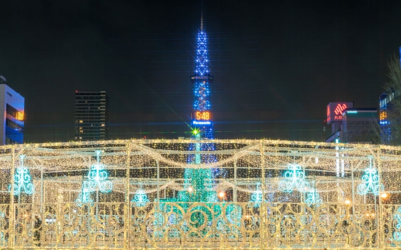 Sapporo White Illumination at Odori Park