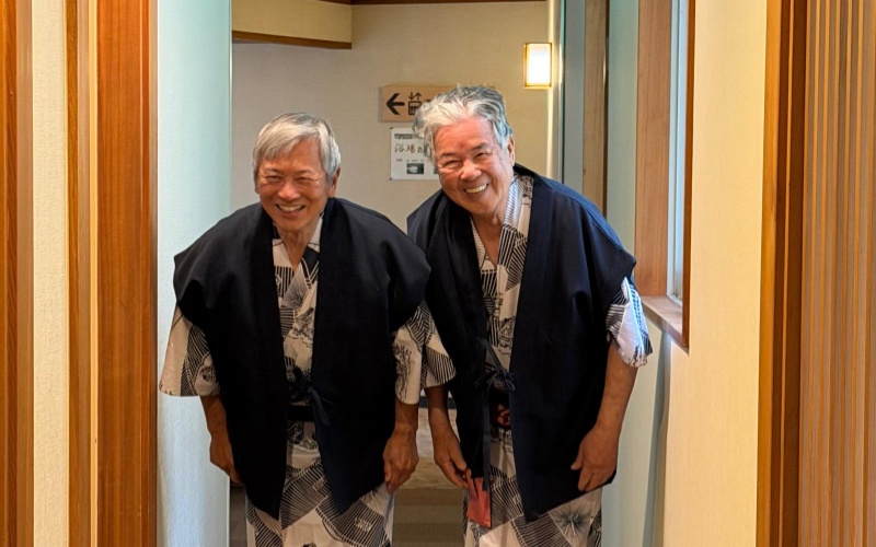 Senior Friends Traditional Japanese Ryokan and Onsen Eperience