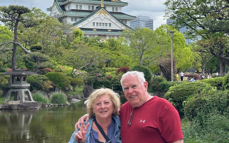 Japan Osaka Castle Senior Travelers Experience