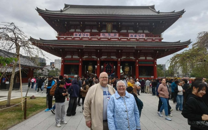 Japan Tokyo Sensoji Temple Senior Travelers Experience