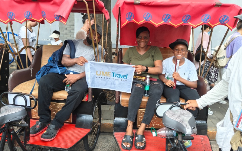 Beijing Hutong Rickshaw Tour Family