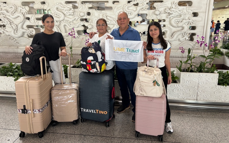 Foreign First Timers Arriving at China Railway Station