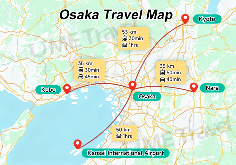 Osaka Tourist Map: Top Destinations & Travel Tips