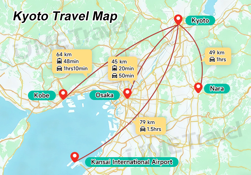 Kyoto Tourist Map 2026: Complete Kyoto Attractions & Itinerary Guide | UME Travel