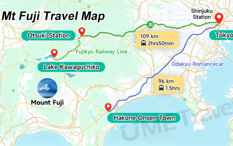 Mount Fuji Tourist Map 2026: Location • Routes • Sightseeing Guide