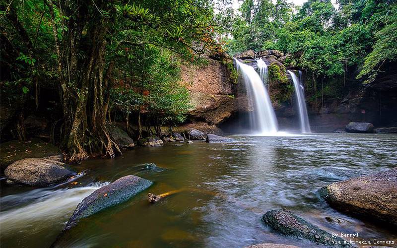 Waterfall in the park