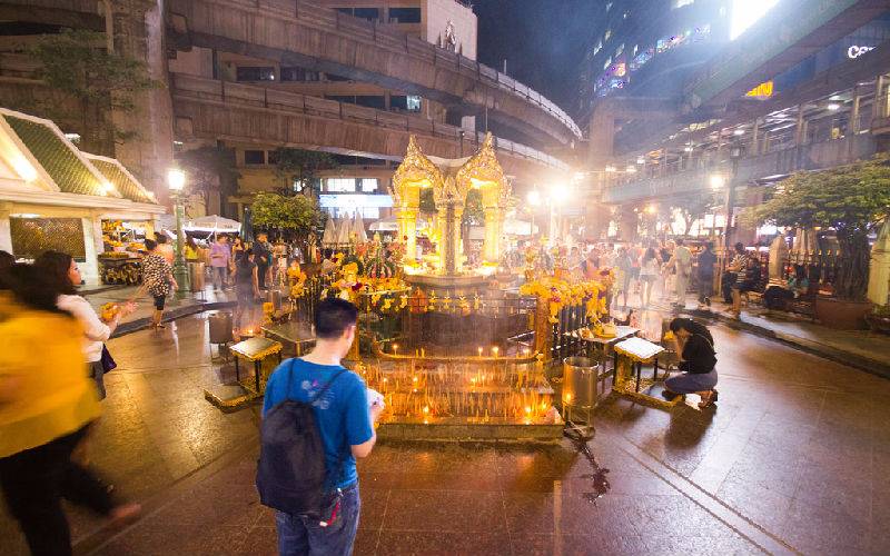 Erawan Shrine in Bangkok, Thailand