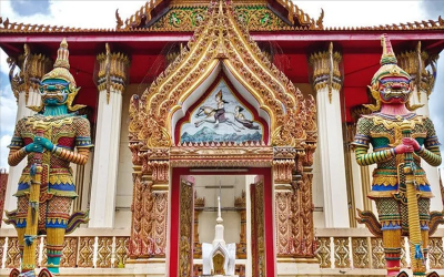 The Temple Wat Bang Phra