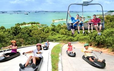 2 rounds of the Sentosa Luge & Skyline rides tickets