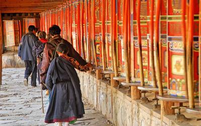 Images of China and Tibet with family