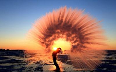 China Snow Town Winter Journey