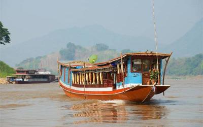 Laos Traditional Boat