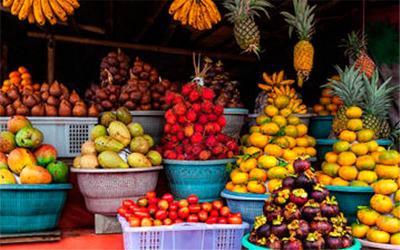 Candi Kuning Fruit and Flower Market