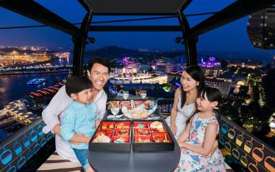 Cable Car Dining Singapore For Family