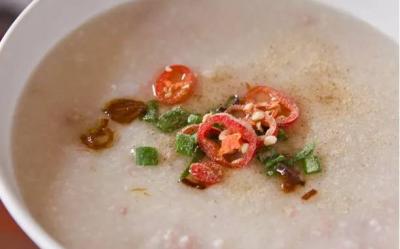 Singapore Classic Breakfast-Rice Porridge