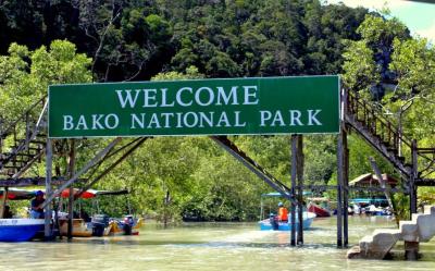 board the boat to the Bako National Park