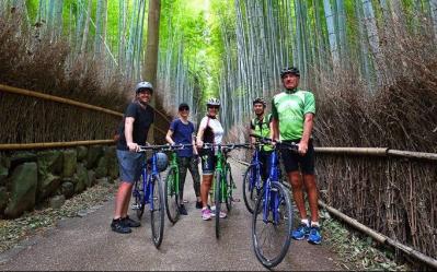 Bike ride in Arashiyama