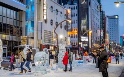 Sapporo Snow festival Susukino Site