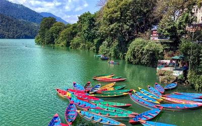 Boat ride on the Phewa Lake