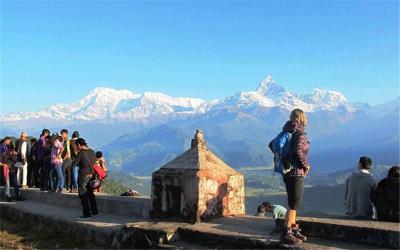 Sarangkot Annapurna Range Sunrise