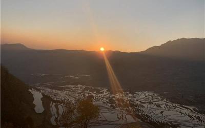 Duoyishu Terraces Sunrise