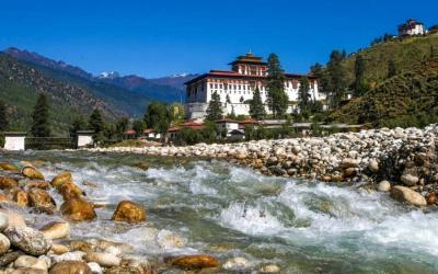 Enjoy panoramic views of Paro Valley