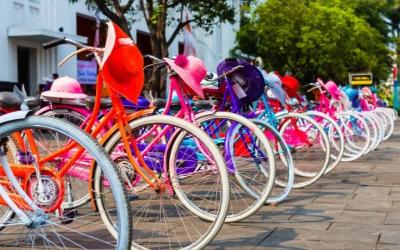 Colorful Bicycle Photo Session