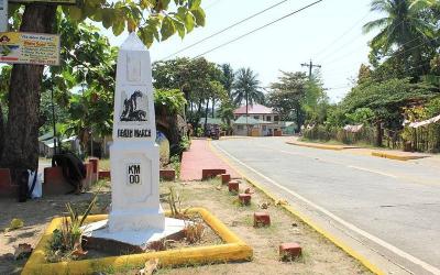 Zero Kilometer Death March Marker